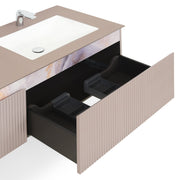 CHLOE Set mobilier baie, mască lavoar, top, lavoar și oglindă LED