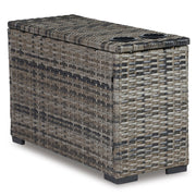 RONDINO Set mobilier terasă/grădină, 2 canapele semirotunde, 3 console cu suport pahare, 2 elemente colț, 2 elemente centrale, 1 taburet