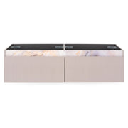 CHLOE Set mobilier baie, mască lavoar, top, lavoar și oglindă LED