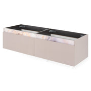 CHLOE Set mobilier baie, mască lavoar, top, lavoar și oglindă LED