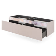 CHLOE Set mobilier baie, mască lavoar, top, lavoar și oglindă LED