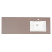 CHLOE Set mobilier baie, mască lavoar, top, lavoar și oglindă LED