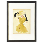 GOLD PEARLS GIRL I Poster înrămat