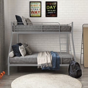 LEONARD 2 paturi suprapuse copii, 98/145x200cm, somiere incluse