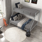 LEONARD 2 paturi suprapuse copii, 98/145x200cm, somiere incluse