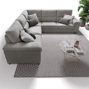 FRESNER Ansamblu colțar, șezlong dreapta/stânga, 1 recliner electric