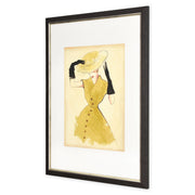 GOLD PEARLS GIRL I Poster înrămat
