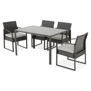 BREDA Set mobilier terasă/grădină, 4 scaune și masă