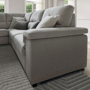 FRESNER Ansamblu colțar, șezlong dreapta/stânga, 1 recliner electric