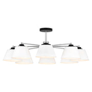 DERMONT Plafonieră 8x60W E27