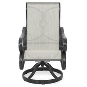 HERITAGE Set mobilier terasă/grădină, set 2 scaune-balansoar rotative