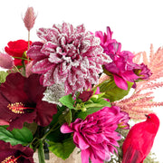 HIBISCUS&DAHLIA Aranjament flori artificiale