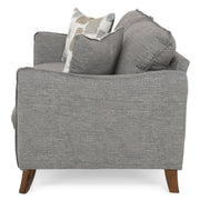 KIRRA Canapea 2 locuri, stofă, 2 perne decorative incluse