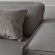 MAINZ Ansamblu colțar, 2 reclinere electrice, șezlong dreapta/stânga, piele