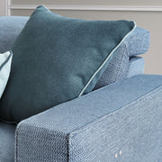 MAINZ Colțar cu șezlong dreapta/stânga, 1 recliner electric, stofă