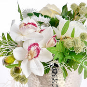 WHITE ORCHID Aranjament flori artificiale