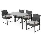 BREDA Set mobilier terasă/grădină, 4 scaune și masă
