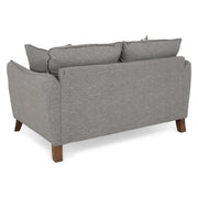 KIRRA Canapea 2 locuri, stofă, 2 perne decorative incluse