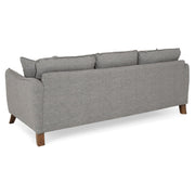 KIRRA Canapea 3 locuri, stofă, 2 perne decorative incluse