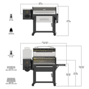 LOUISIANA GRILLS Grătar pe peleți legacy 1200
