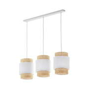 BOHO WHITE Lustră 3x15W E27 LED