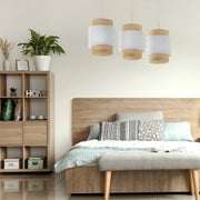 BOHO WHITE Lustră 3x15W E27 LED