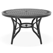SULLIVAN Set mobilier terasă/grădină, set 4 scaune-balansoar rotative și masă