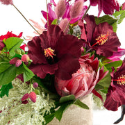 HIBISCUS&DAHLIA Aranjament flori artificiale