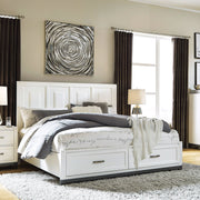 ALISON Pat King Size 194x204cm, cu sertare, somiera inclusa