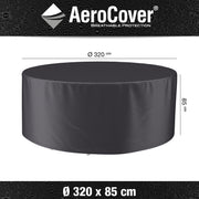 AERO Husă protecție set mobilier terasă/grădină masă rotundă