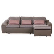 Coltar extensibil, sezlong dreapta, 3 perne decor IKARIA