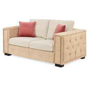 DESIREE Canapea stofa, 2 locuri, 2 perne decor