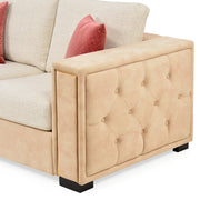 DESIREE Canapea stofa, 2 locuri, 2 perne decor