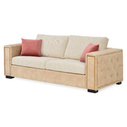 DESIREE Canapea stofa, 3 locuri, 2 perne decor
