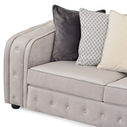 FEELING Canapea stofa, 2 locuri, 5 perne decor
