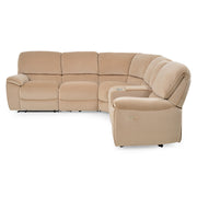 Coltar stofa, 3 reclienere actionate electric, bej DETROIT