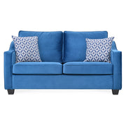 Canapea stofa, 2 locuri, 2 perne decor AZZURRO
