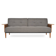 Canapea extensibila, stofa, gri OCTAVIA