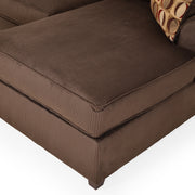 ESPRESSO Coltar stofa, sezlong dreapta, 3 perne decor