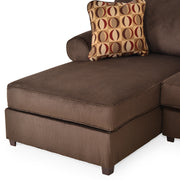 ESPRESSO Coltar stofa, sezlong stanga, 3 perne decor