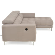 ELAINE Coltar stofa, extensibil electric, sezlong dreapta