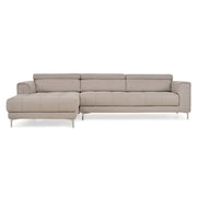 Coltar stofa, extensibil electric, sezlong stanga ELAINE