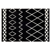 Covor camera 160x230cm negru CASPER