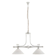 Lustra 2x60W E27 CORA WHITE