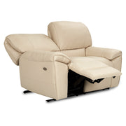 DETROIT Canapea piele, 2 locuri, 2 reclinere actionate electric