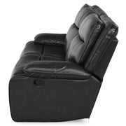PALLADUM Canapea piele, 2 locuri, 2 reclinere