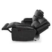 PALLADUM Canapea piele, 2 locuri, 2 reclinere
