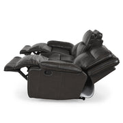 PALLADUM Canapea piele, 3 locuri, 2 reclinere