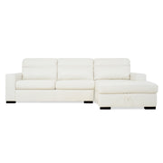 Canapea extensibila, sezlong lada dreapta, piele STING