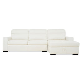 Canapea extensibila, sezlong lada dreapta, piele STING